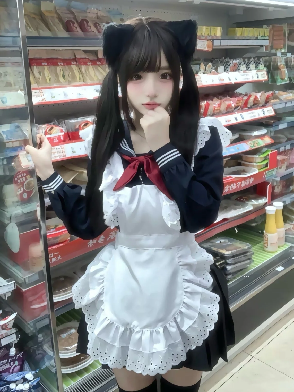 Miubby Lace Apron Soft Girl Maid JK Apron Lolita Chinese Girl Cosplay Accory Cotton Material Summer 2024 Collection