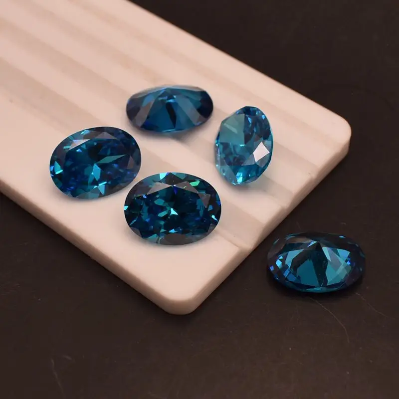 Natürlich abgebaut tiefes Aquamarin unbeheizt 15,0 ct 13x18mm oval geschnitten vvs lose Edelsteins chmuck Herstellung Edelstein