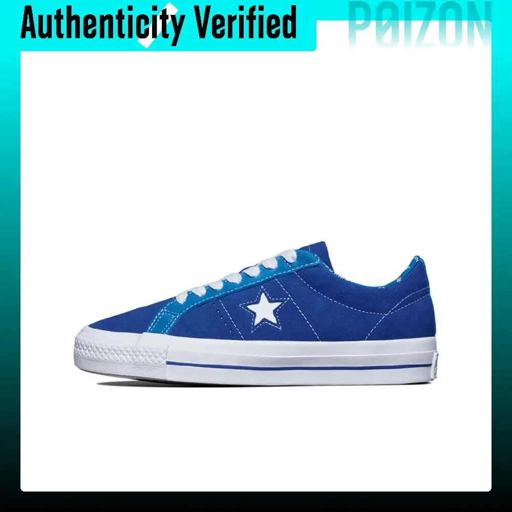 Converse One Star Skate Shoes Unisex Low-top Ocean Blue 171931C