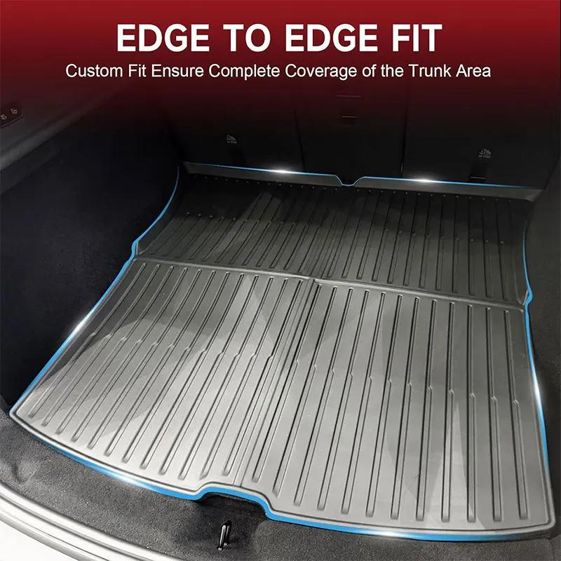 Trunk Mat For Tesla Model Y Juniper 2026 TPE All-Weather Trunk Cargo Liner Anti Dirty Foot Pad Trunk Protective Pad Accessories