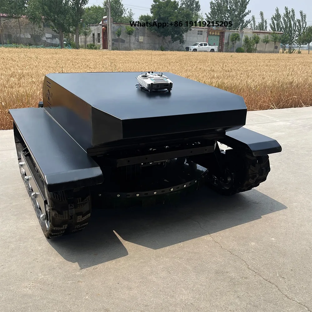 800mm Remote Control Lawn Mower with Crawler Wheel for Garden Use CE/EPA