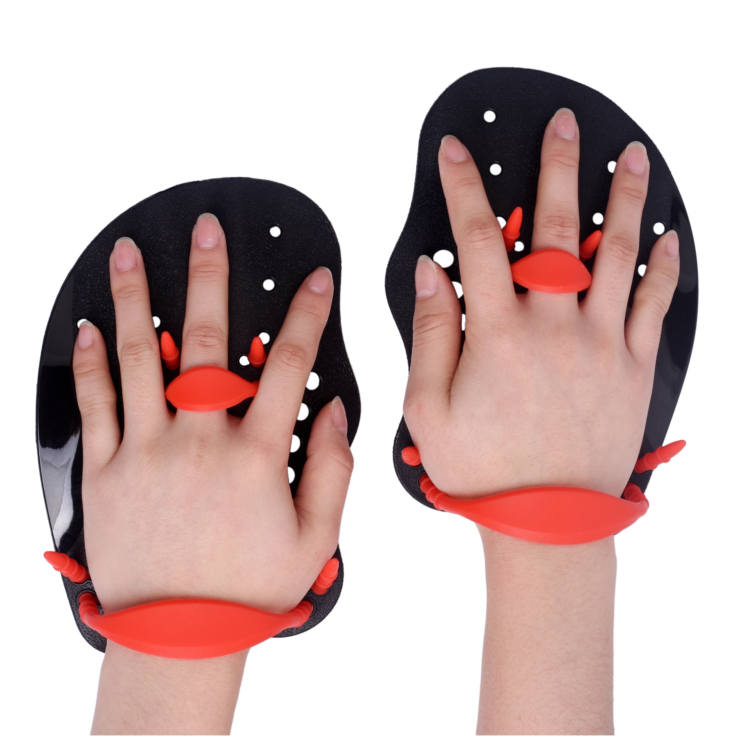 Schwarze Schwimmflossen für Kinder und Erwachsene, Freestyle-Trainingflossen, Professionelle Schwimmausrüstung – Detail 6