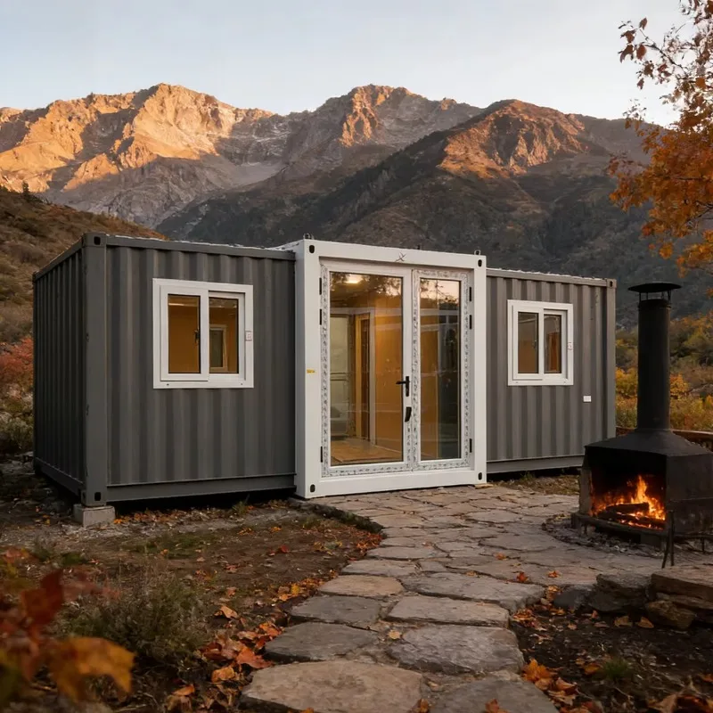 26 New Foldable Container House 20ft 40ft Prefabricated Modular Home Structure EPS Sandwich Panel Waterproof Portable Tiny House