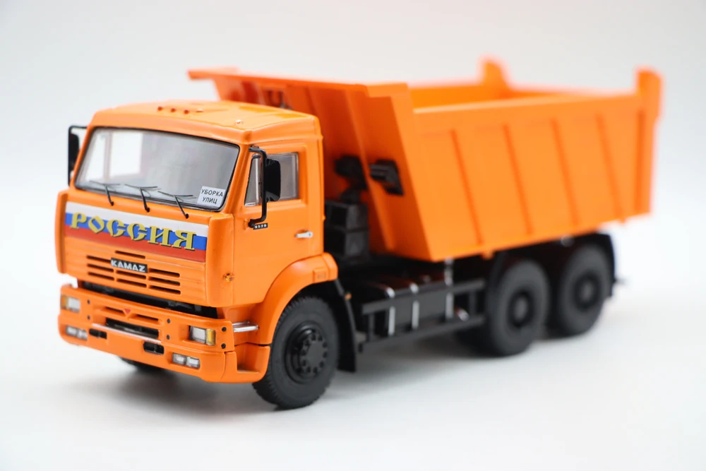 New SSM 1/43 KAMAZ-6520 Dump Truck Orange SSM1251 USSR Vehicle Diecast By Start Scale Models for Collection Gift