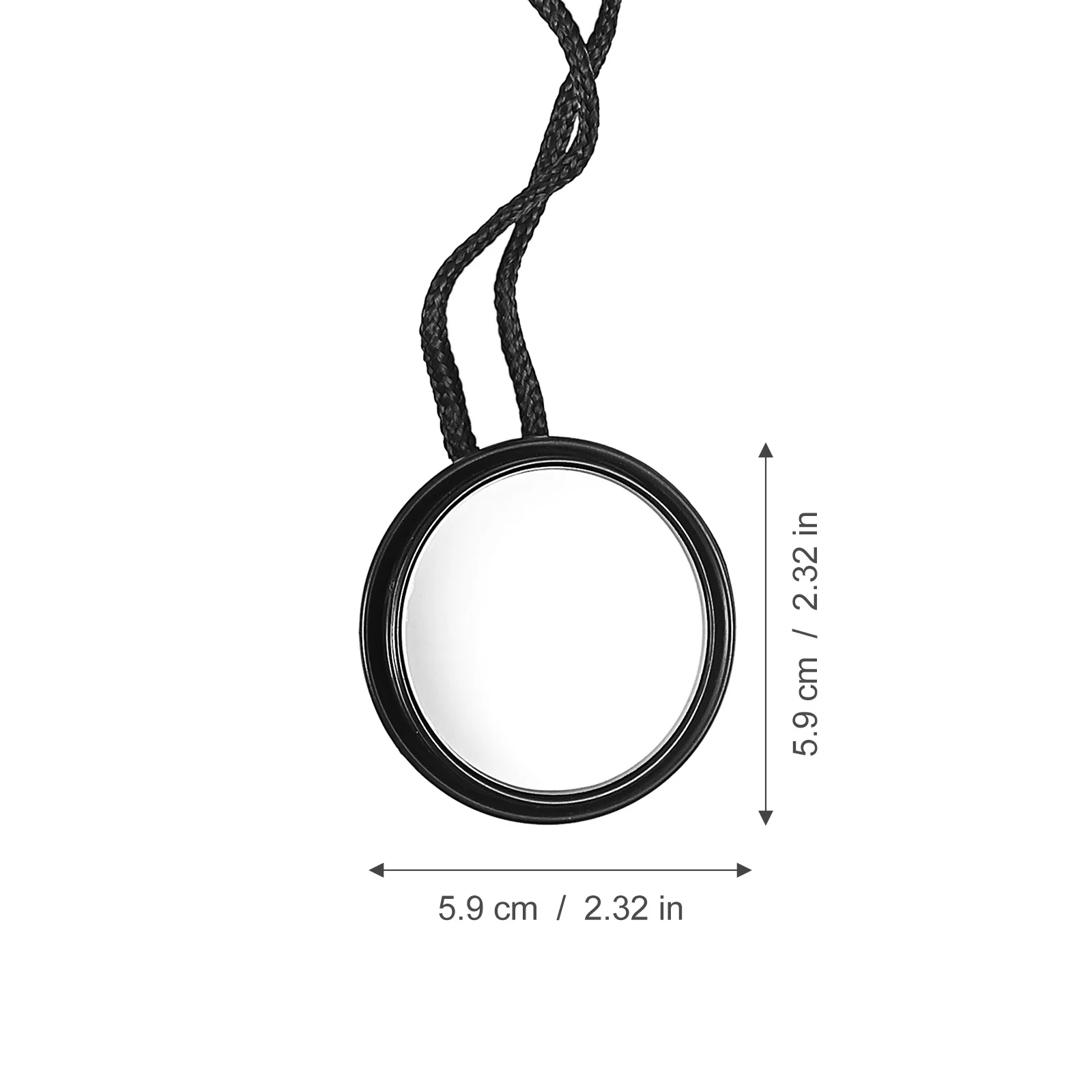 

1Pcs Adjustable Diving Rearview Mirror for Scuba Diving Underwater Rearview Mirror with Lanyard Compact Design for Boat Cave