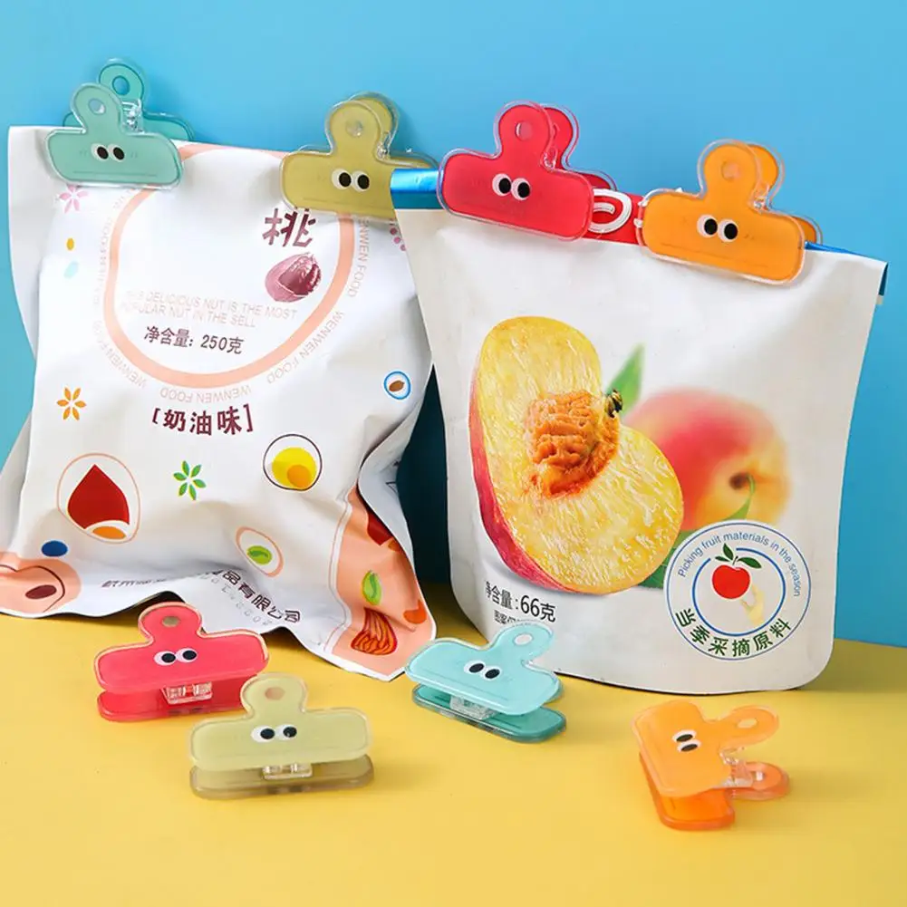 滑り止め漫画アイドキュメントクランプ、ファイルクリップの強制、良いシーリング、プレス開口部、事務用品、2個