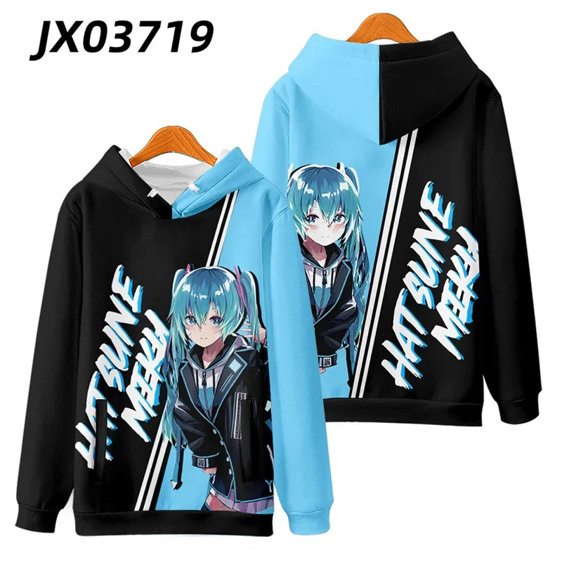 Kawaii Cartoon Hatsune Miku Anime-Charaktere Winter 3D-Druck Reißverschluss-Cardigan Kapuzenpullover Freundschafts-Überraschung Geburtstagsgeschenke – Detail 11