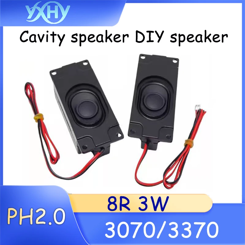 

1pcs 3070/3370 cavity speaker, 8R3W with 2P terminals, advertising machine, Xiaozhi AI robot speaker, DIY speaker