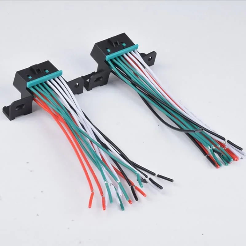 5Pc/Lot Can Assemble Open ObdII Harness J1962f OBD2 16 Pin Female Connector with 16 Core Full Cable Universal 16Pin Car OBD Plug
