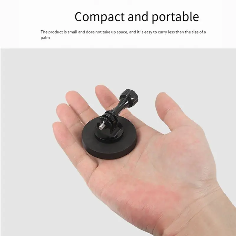 Magnetic Magnet Car Motorcycle Suction Cup Tripod Adapter Mount For Gopro DSLR Camera Camcorder Phone Stand Base - view 2