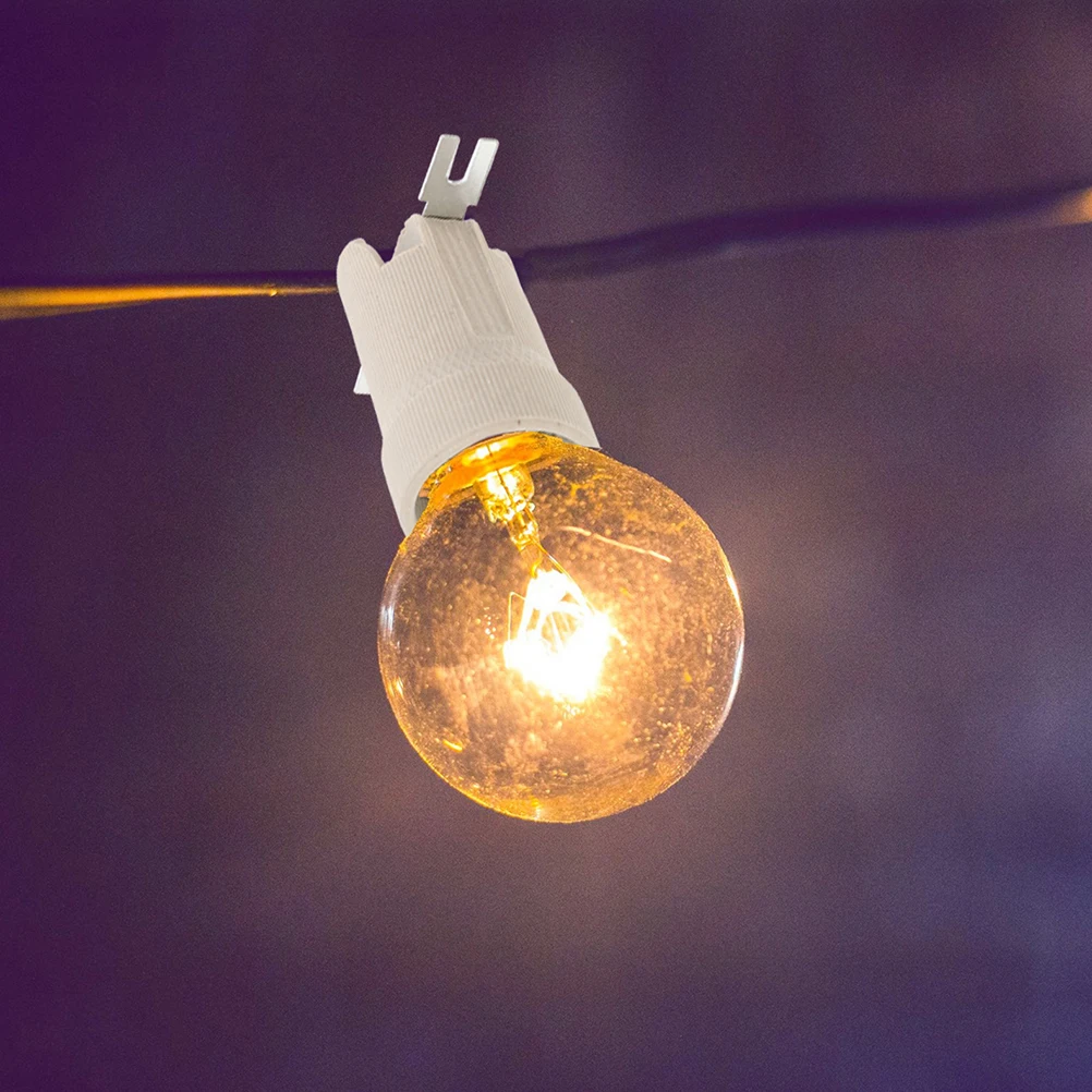 

6pcs E27 Holder Light Bulb Socket Screw Threaded Replacement Parts Fits Various Bulbs Lamp Threaded Lamp Holder Base