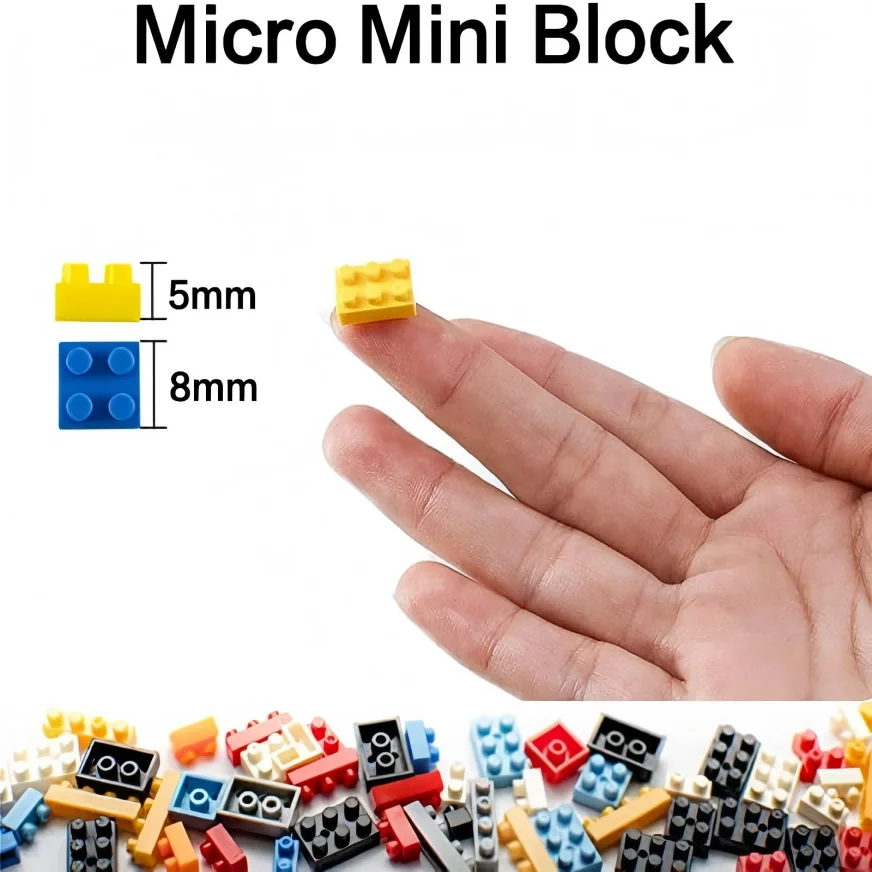 Fantasy Castle Micro Building Blocks - 3008+PCS Mini Bricks z 5 wieżami |   Zestaw szczegółowego modelu architektonicznego