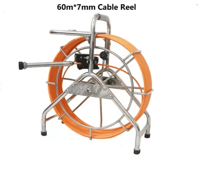 GV8-3245DU HD Pipe 360 Degree Rotation Pan Pipe Inspection Camera with 8inch HD Monitor Portable Control Box
