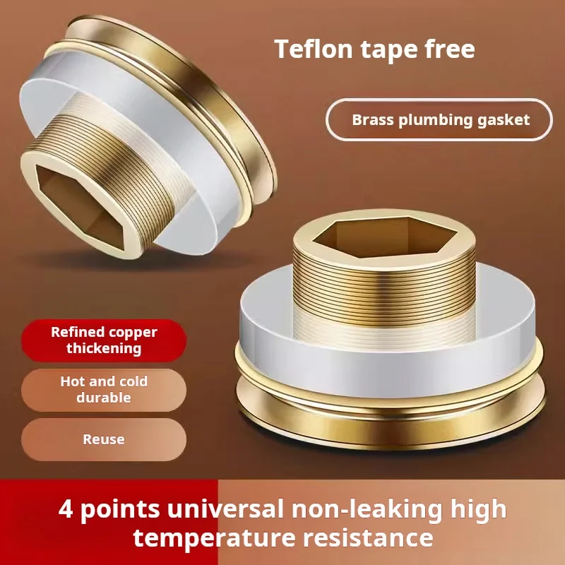 Brass Silicone Gasket With Triangular Valve For Leak Proof Sealing  Quick Sealing Gasket Adhesive For Leak Proof Faucet Accessor