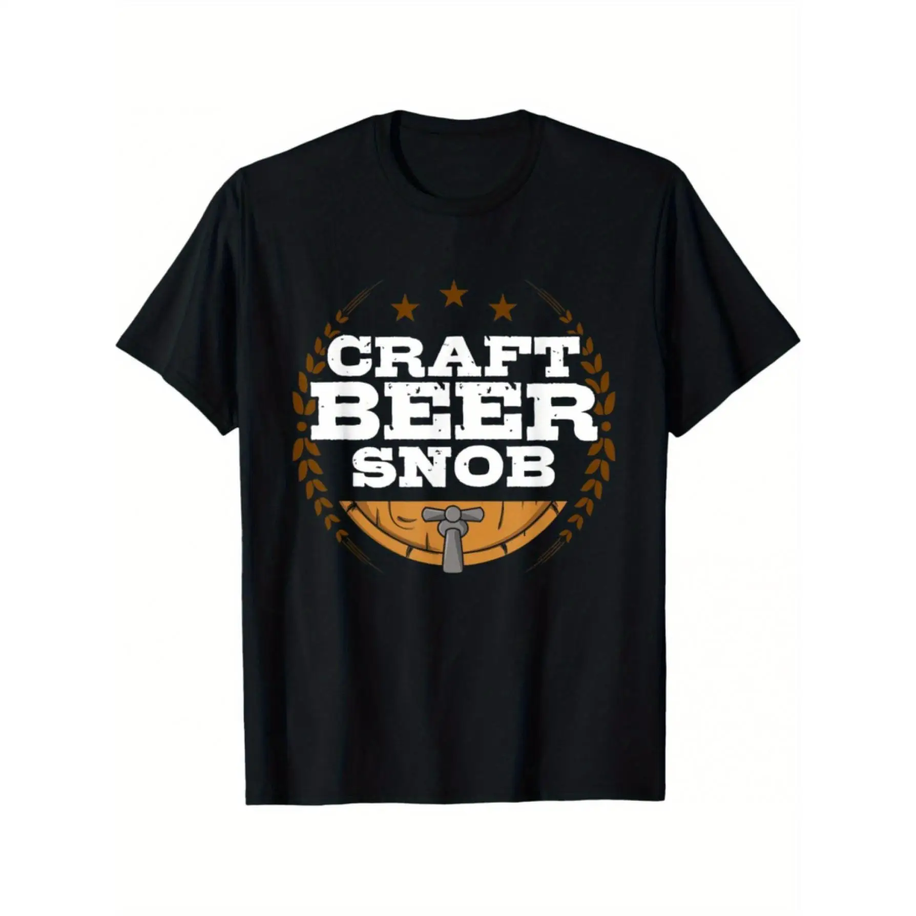 

Funny Craft Beer Snob T-shirt for Men Women Slogan Print Graphic Tees Humorous Drinking Tops Beer Lover Gift