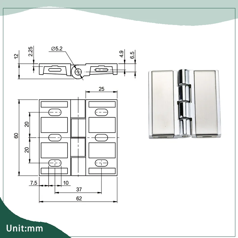 Robustes, quadratisches Scharnier-Blechgehäuse, Instrumentenausrüstungsschrank mit Abdeckplatte für Schalterverteilerkasten