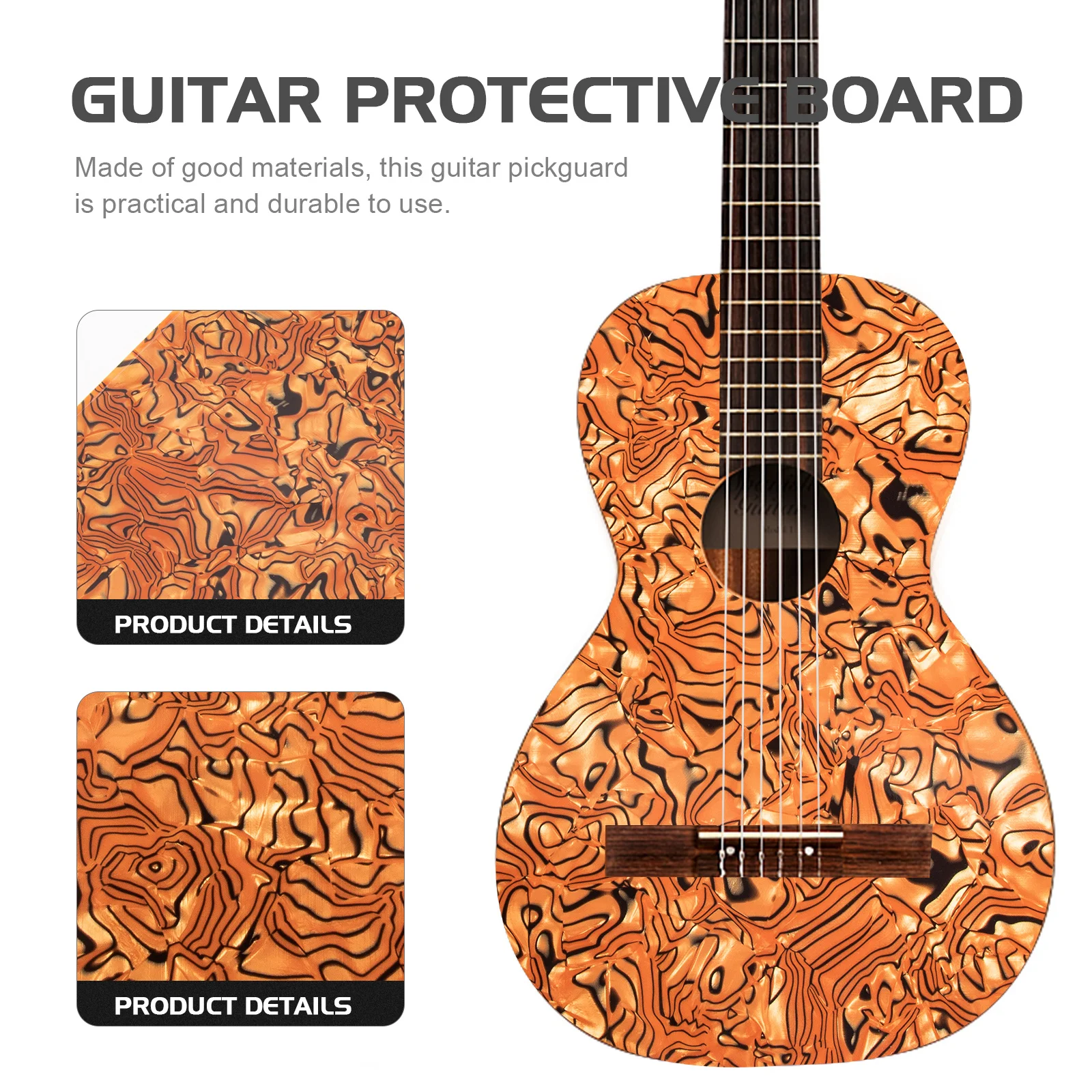

PVC Guitar Protector Plate Decal Supplies Protective Board Anti-scratch