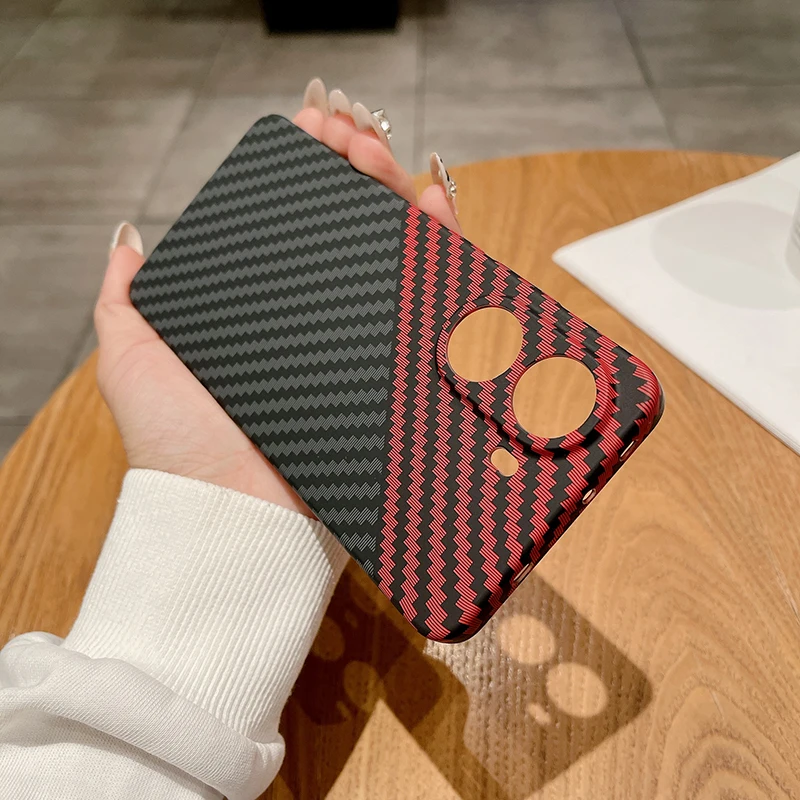 Carbon Fiber Case For Xiaomi Poco X7 Pro Ultra Thin Hard PC Shell Poco X6 X6 Pro Anti Fingerprint Back Protection Fundas Poco X7