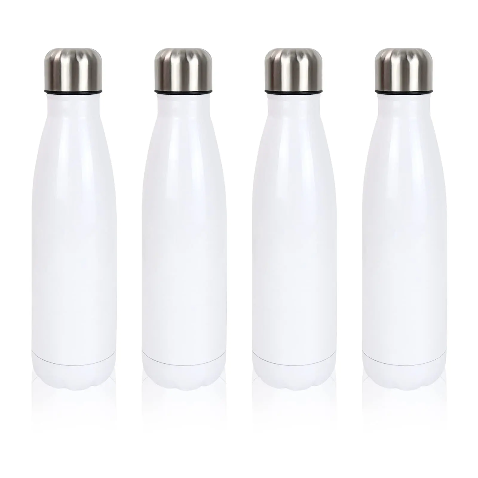 Gobelet à Sublimation de 500ml, bouteille d'eau en acier inoxydable, tasse Thermos à Double paroi, bricolage, flacon sous vide vierge, tasses créatives
