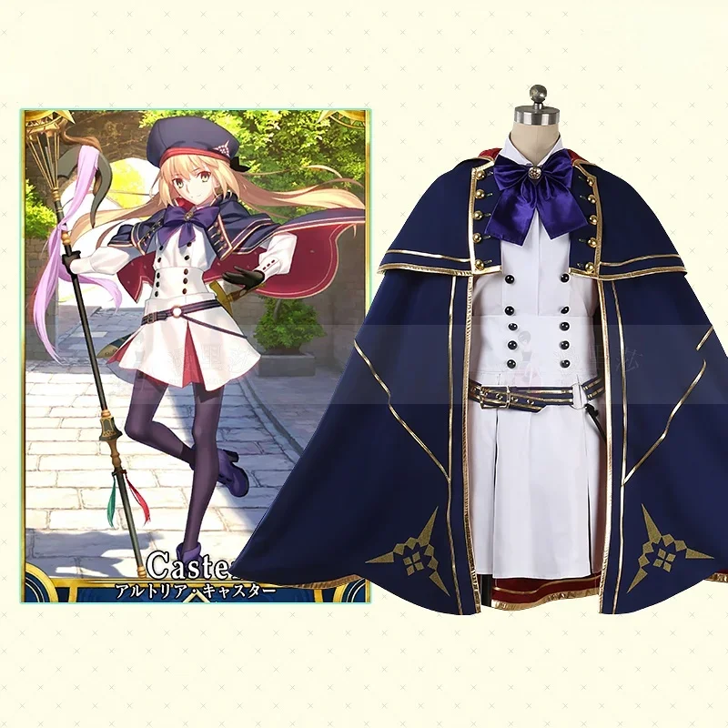 Fate Fgo Fate/stay night Caster Saber Custom Made Cosplay Costume Halloween Christmas Costume