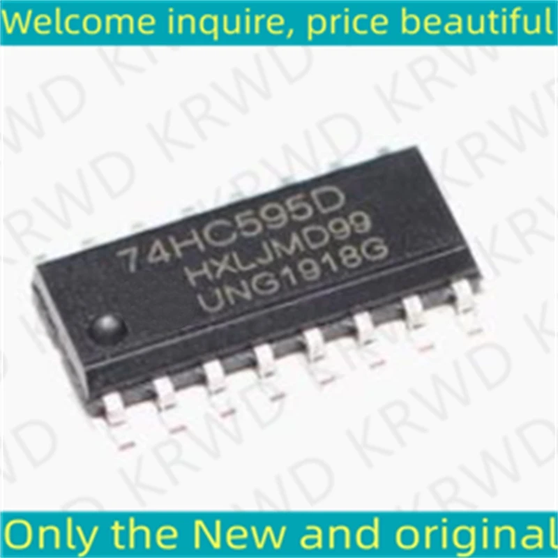 30PCS 74HC595D New and Original Chip IC SN74HC595DR  SN74HC595 HC595 SOP-16