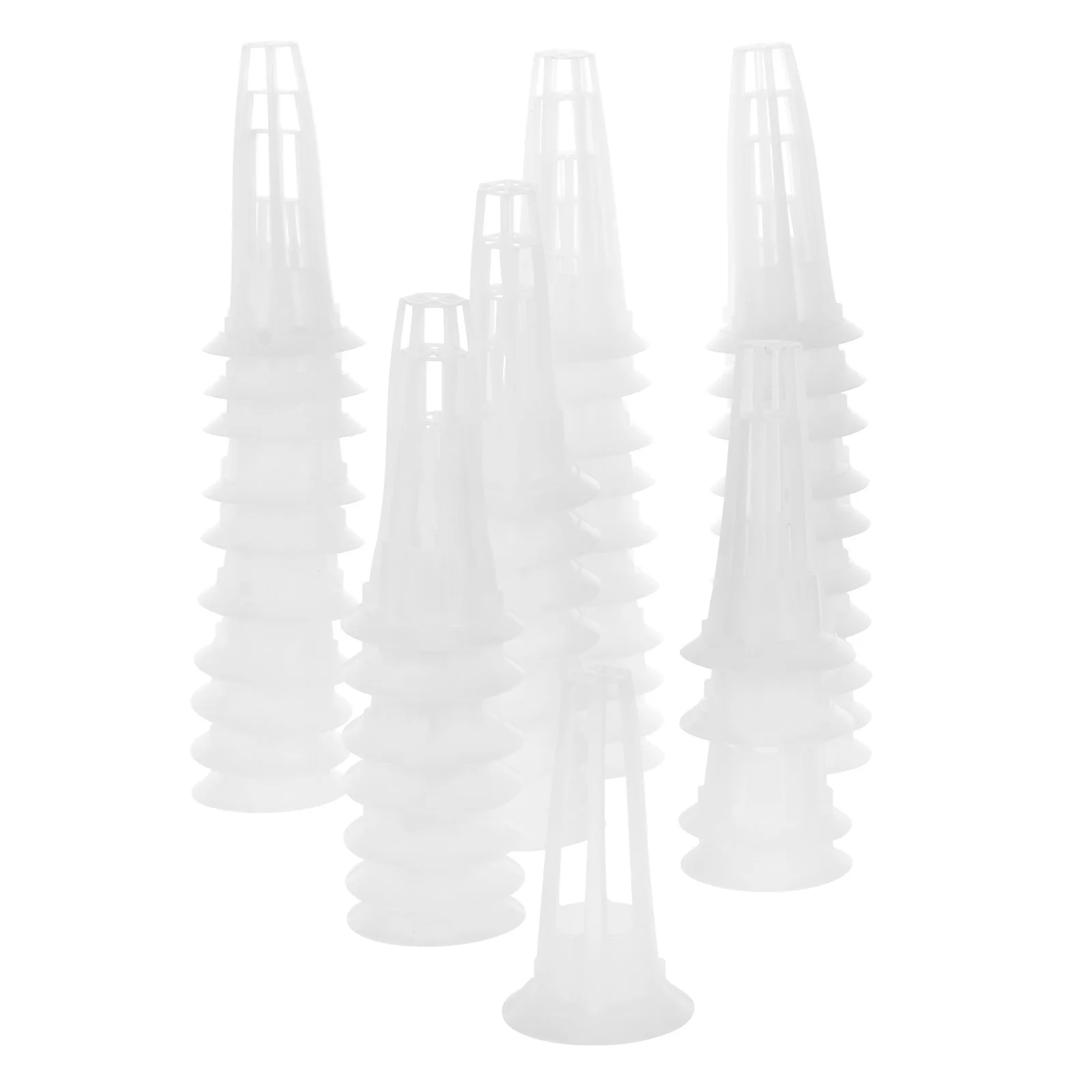 

50 Pcs Hydroponic Plant Growth Baskets Durable Plastic Strengthen Roots Healthy Growth Corrosion Resistant Stable Water