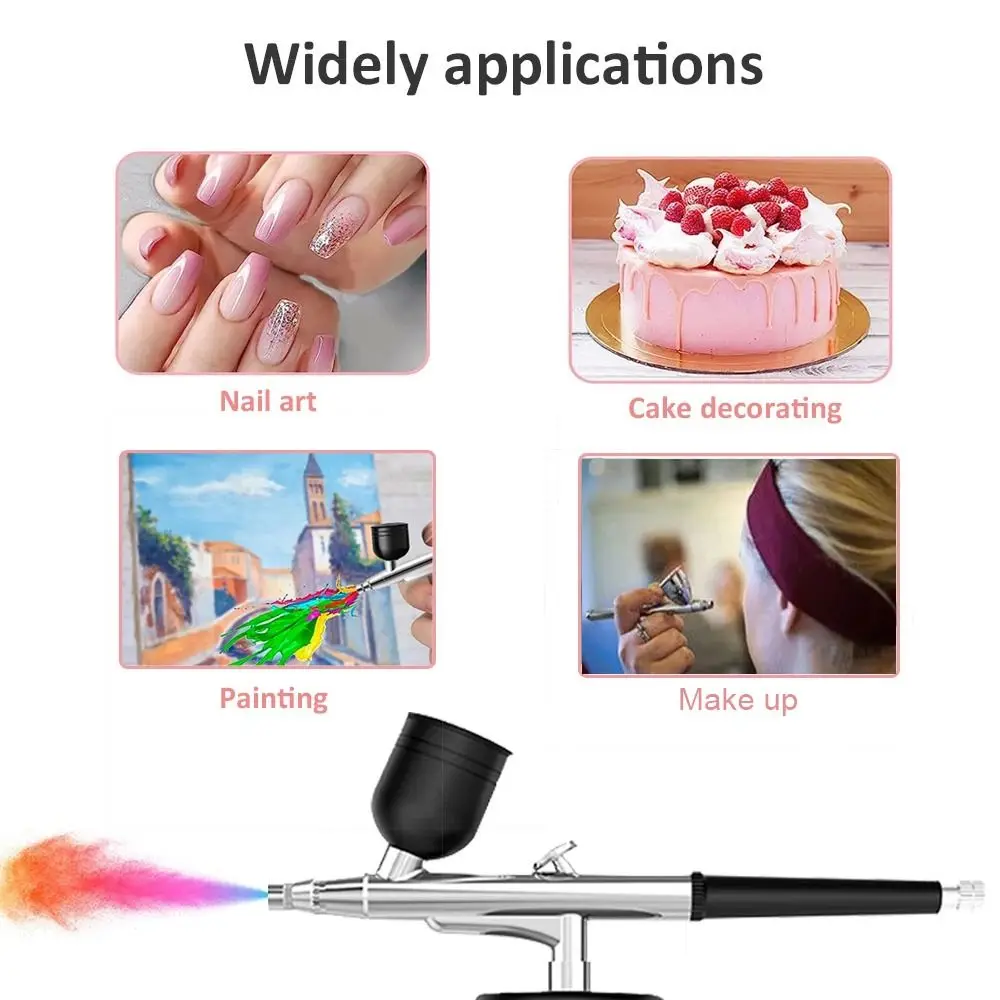 Handheld Oxygen Injector Makeup Tool Air Paint Nail Art Paint Airbrush Tattoo Painting Painting Cake Compressor Spray Home