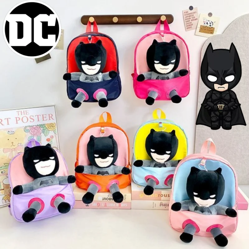 Leuke DC Batman mannelijke en vrouwelijke nieuwe creatieve cartoonfiguur modieuze lichtgewicht draagbare rugzak met grote capaciteit
