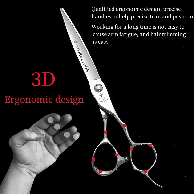 Haircut scissors 6.0/6.5/7.0 inch CNC precision scissors VG10 Material Professional scissors in barber shop Haircut Set