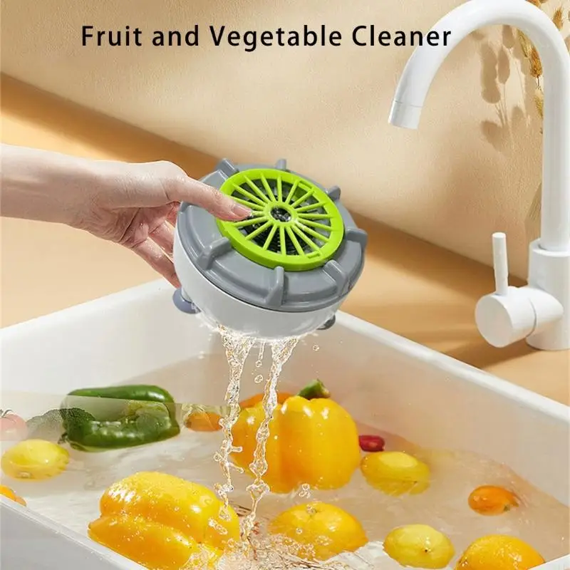 U1JE 휴대용 자동 세탁기 스피너 기계 과일 및 야채 세탁기 과일 및 야채 와셔 액세서리