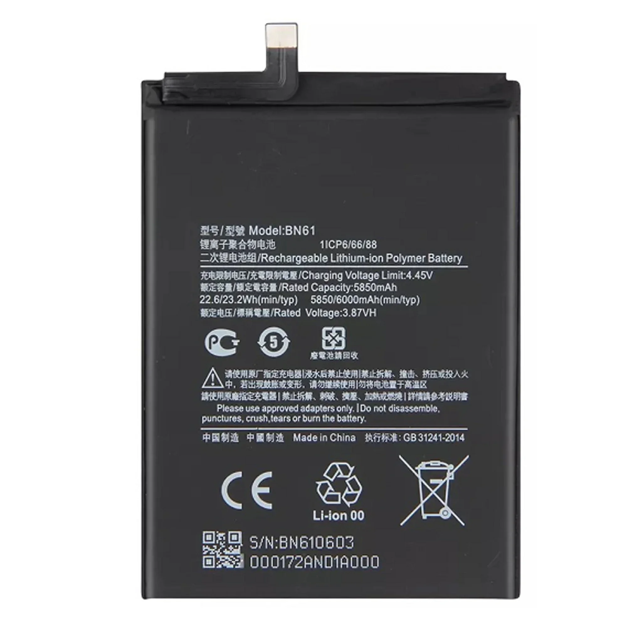 BN57 BN61 Battery For Xiaomi Pocophone Poco X3 Pro X3 NFC PocoX3 high capacity Capacity Mobile Phone Batteries Bateria