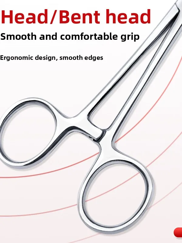 Stainl Steel Pet Blood Stopper Pliers Straight Nose Curved Nose Fiing Vacuum Pliers High Hardn Hook Removal Pliers