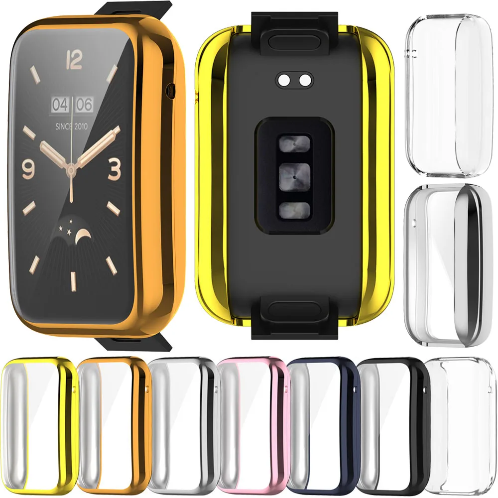 Protective Case Cover For Xiaomi Mi Band 7 Pro SmartWatch Screen Protector For MiBand 7Pro Smartwatch Accessories Frame TPU Case