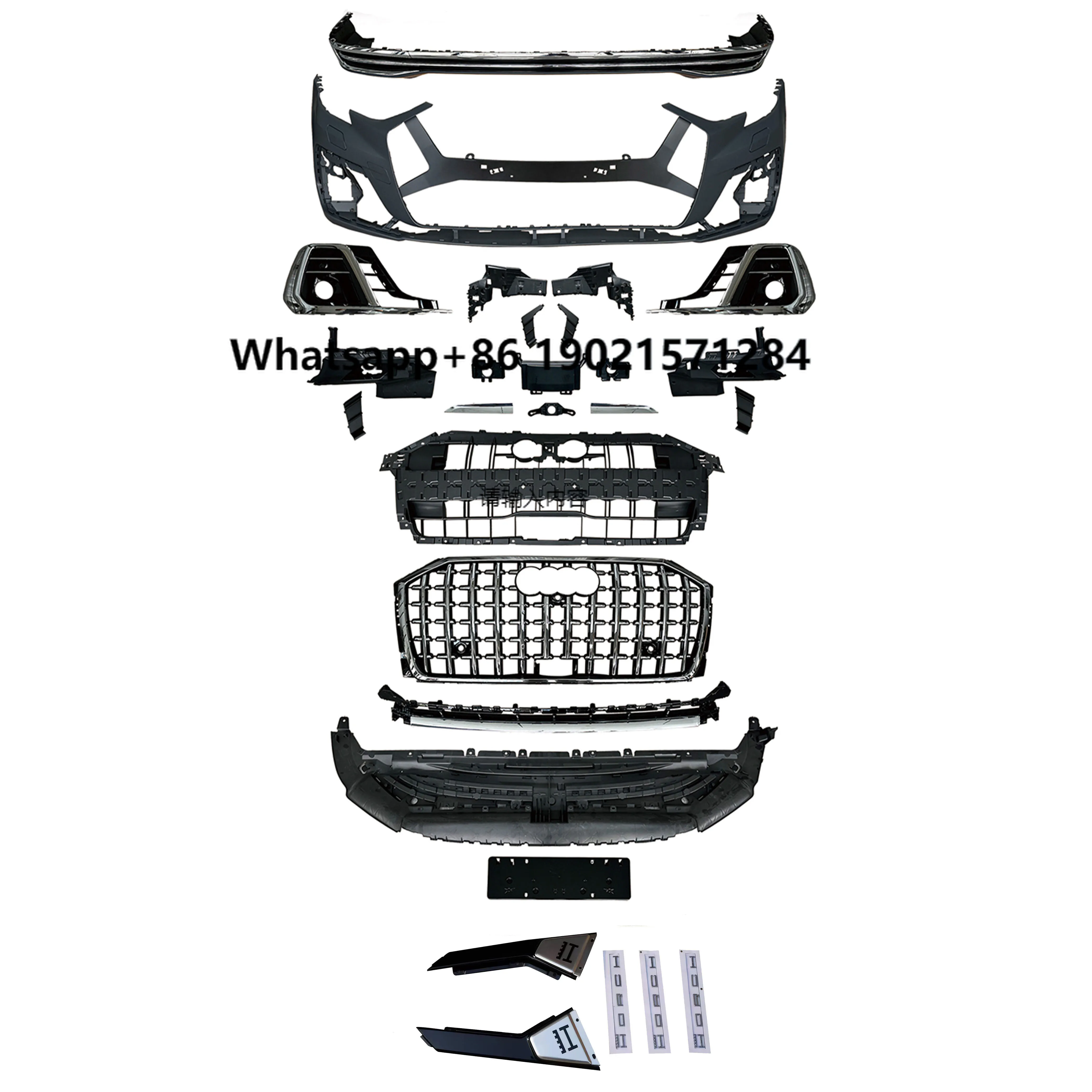 

Wholesale Hot Sale Automotive Parts Plastic Carbon Fiber Front Bumper Facelift Body Kit