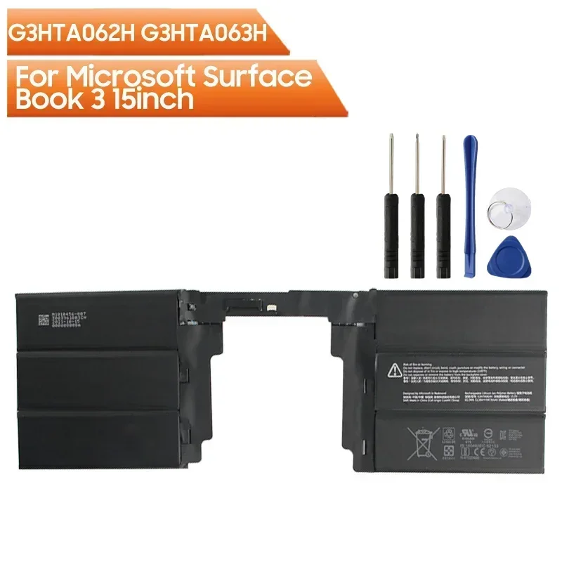 2026 Neuer Akku G3HTA062H G3HTA063H für Microsoft Surface Book 3 15 Zoll