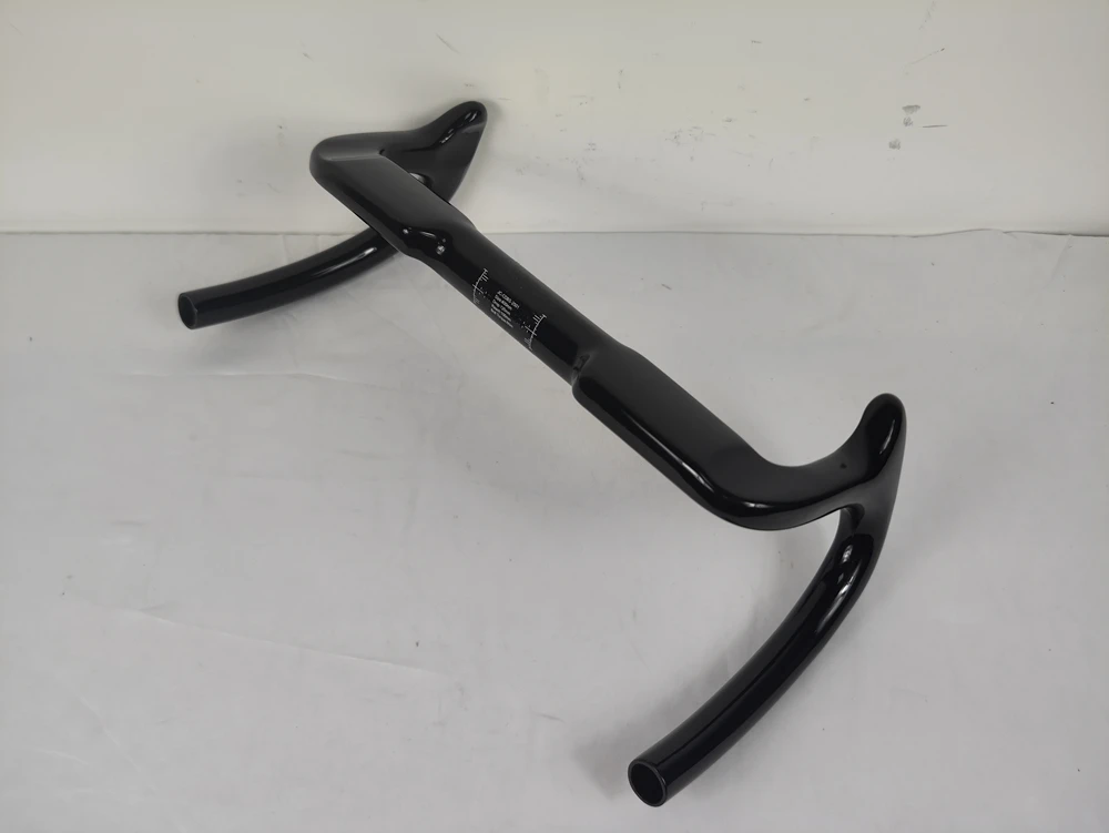 BIKEDOC TB28 Carbon Bunch Bar Toray 700 Track Bar für Vorder- und Hinterradbremsen, Fixie Carbon Lenker, UD glänzender Dropbar – Detail 17