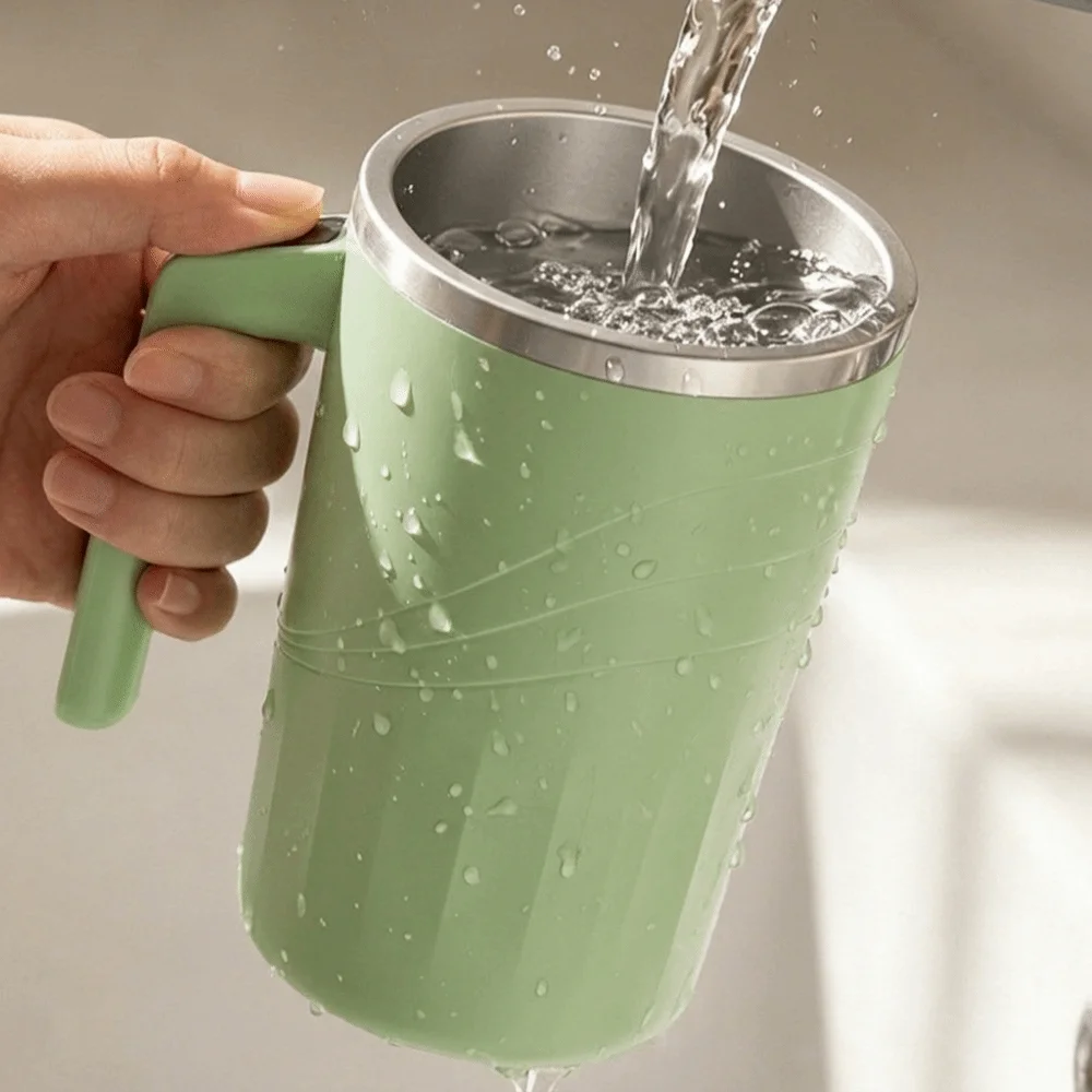 Magnetic Self-Stirring Coffee Mug Rechargeable Spill-Proof Lid Automatic Mixing Cup Touch Screen Large Capacity Self Mixing Mug