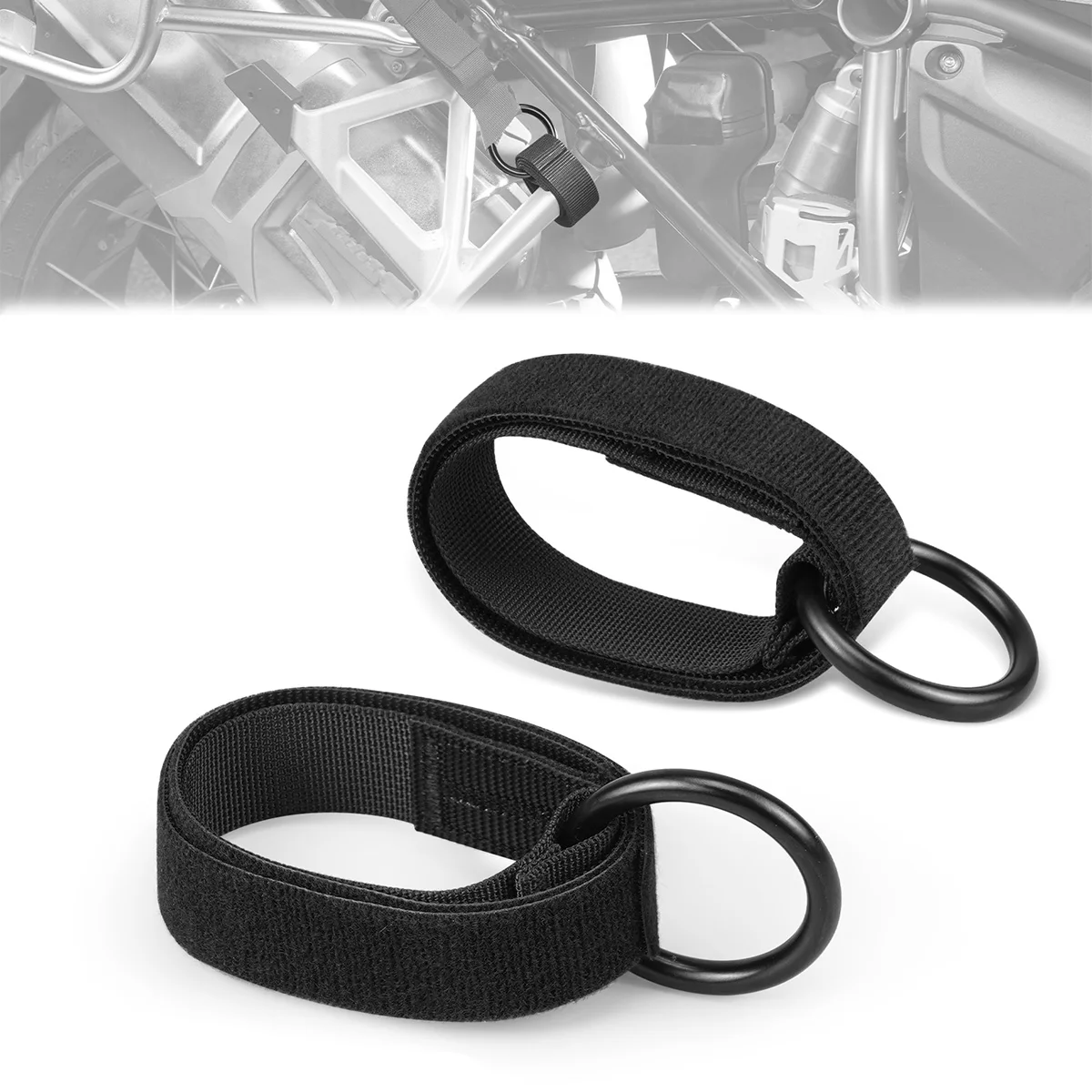 Universal For Honda CRF XR650L Suzuki RMZ DR-Z400 Yamaha YZ YZF WRF Kawasaki KX KXF KLX Off-Road Soft Bag Retention Rings Straps