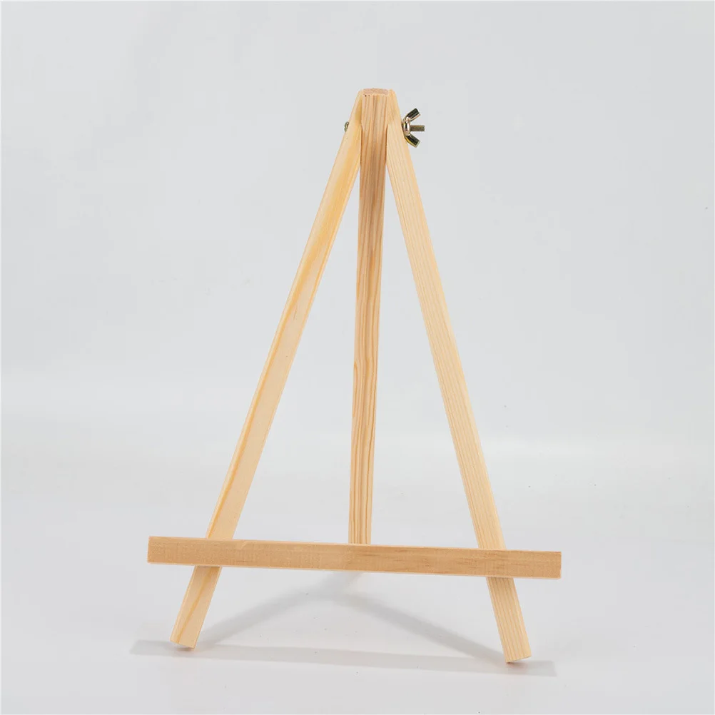 2pcs Wooden Drawing Easel Stand Adjustable Tripod Tabletop Display For Kids Art Painting Canvas Holder Small Wood Easel
