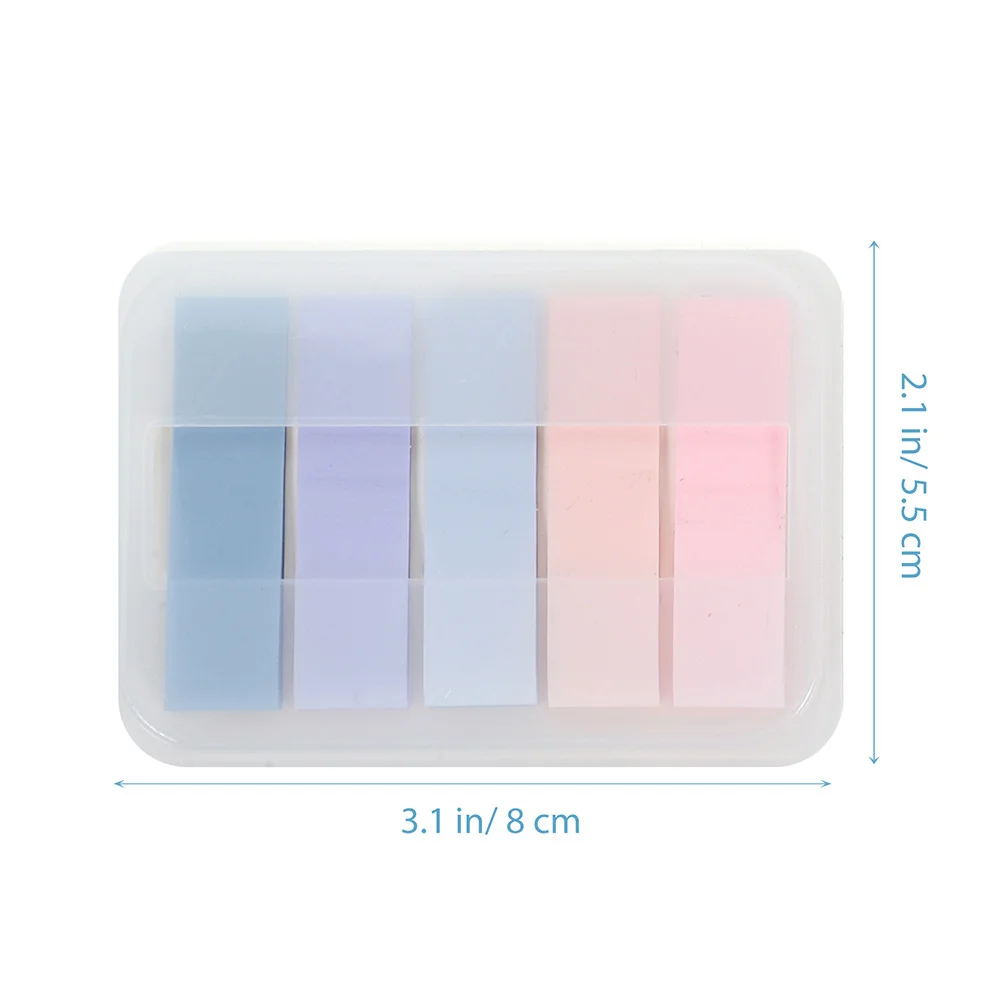 3 Sets Multi-Function Sticky Tabs Portable Page Markers Book Tabs For Home Office School Compact Self-Adhesive Labels Notepad