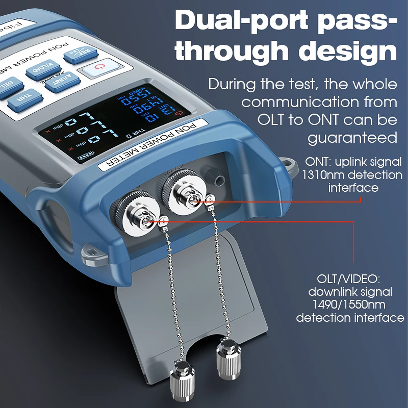 COMPTYCO AUA-350U/AUA-350A Optical Fiber PON Power Meter FTTX/ONT/OLT 1310/1490/1550nm PON OPM Fiber Optic Cable Testing Tool