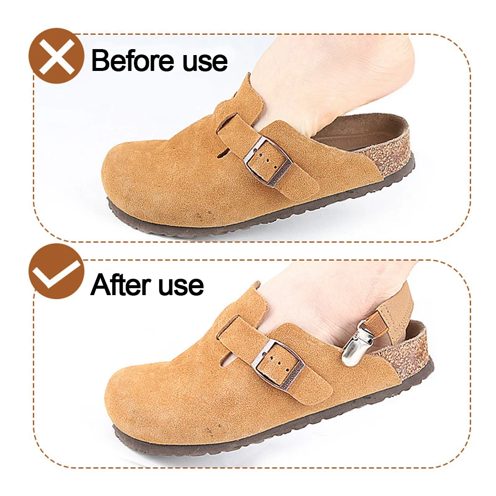 Elastic Anti-loose Shoes Heel Straps Belts Adjustable length Non-slip Bonds with Clip Clasp Tie Widen Shoelaces Shoe Accessory