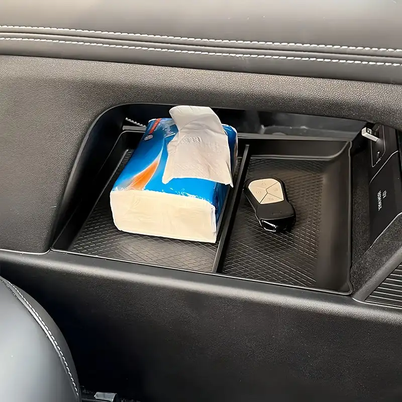 Für Xpeng G6 Mittelkonsolen-Aufbewahrungsbox, Auto-Zentralablage, TPE-Organizer, Zubehör zur Ordnung und Aufbewahrung – Detail 4