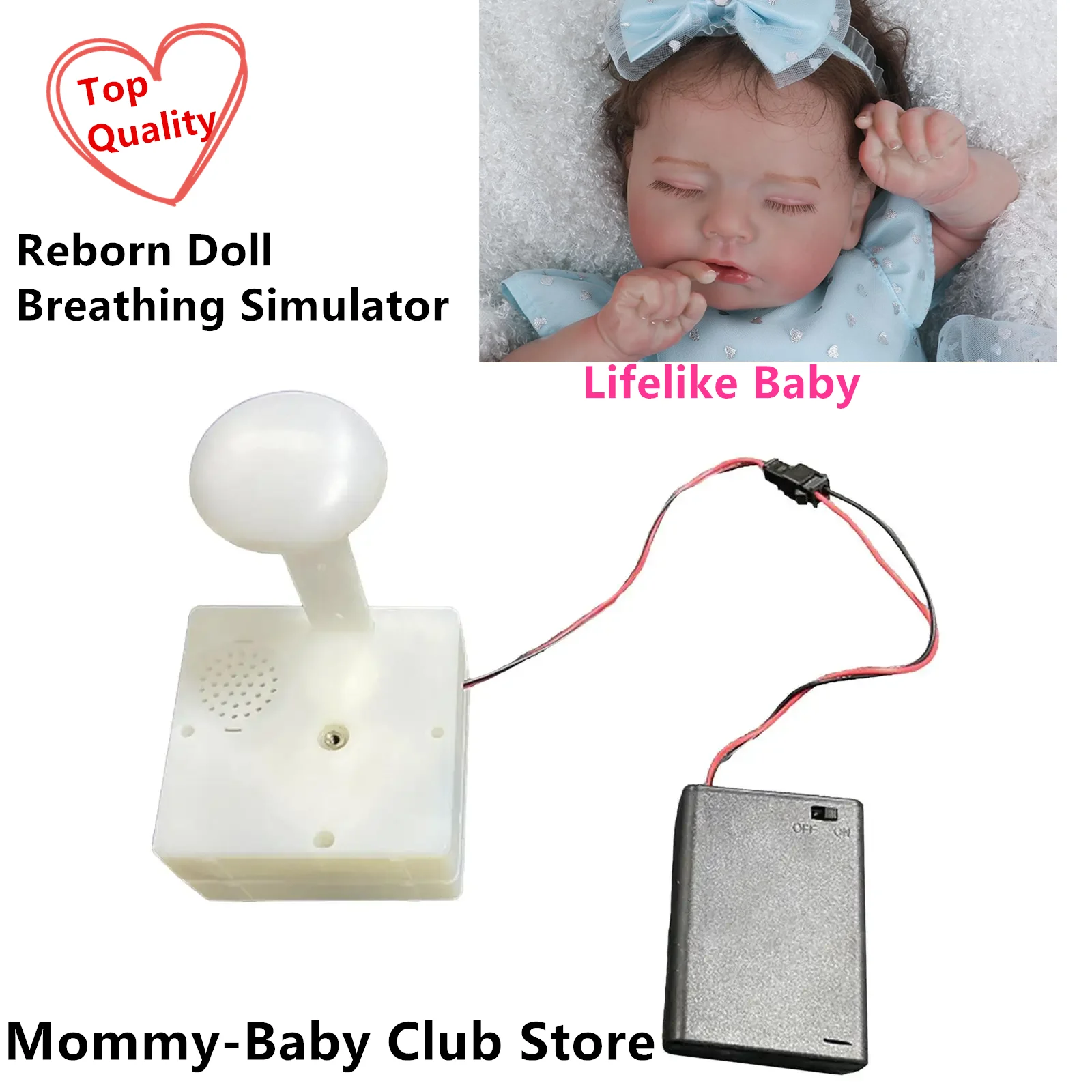 DIY Doll Accessories Reborn Breathing Mechanism Reborn Doll Breathing Simulator With Lifelike Sleeping Lifelike Children Gift