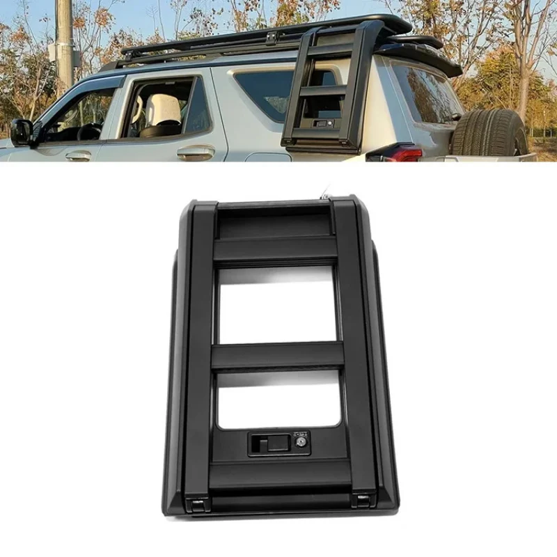 

Car Truck Rack Side Climbing Ladder Roof Rail Car Roof Racks Lage Cargo Cer Bracket For 400