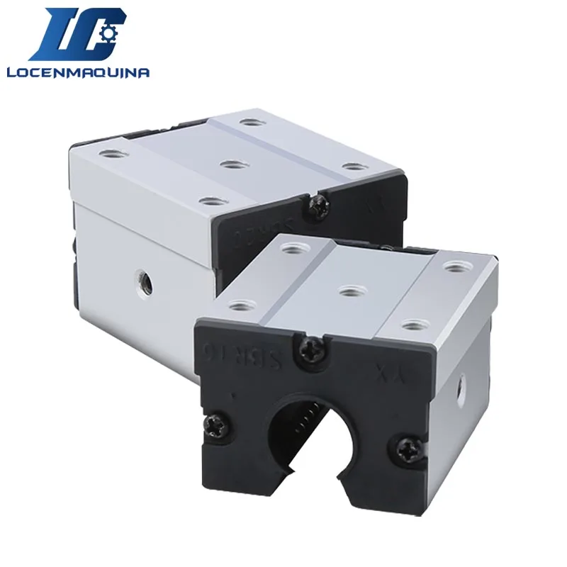 SBR16 SBR20 SBR25 Accessori per macchine per incidere SBR Guida lineare Cuscinetto Blocco di scorrimento Guida di scorrimento per carrello lineare del router CNC