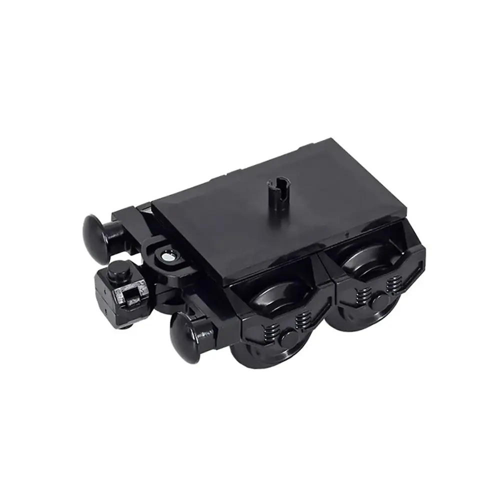 1Pcs Neue MOC Stadt Zug Basis Zusammengebaut DIY Spielzeug Wagen Bausteine Kreative Weihnachten Geschenke Rad Ziegel für Kind