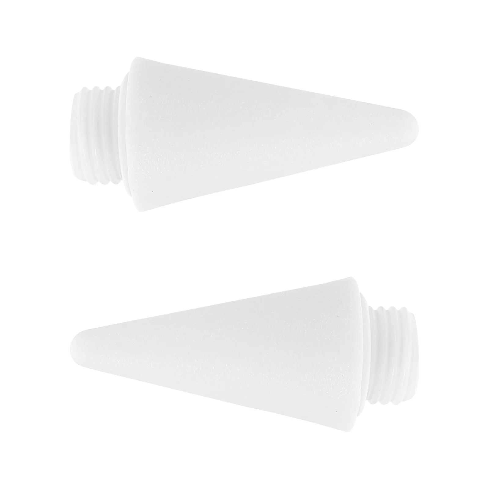 2-delige penpunt capacitieve stylus vervangende tips penpunten apparatuur abs accessoire doppen beschermende vezel