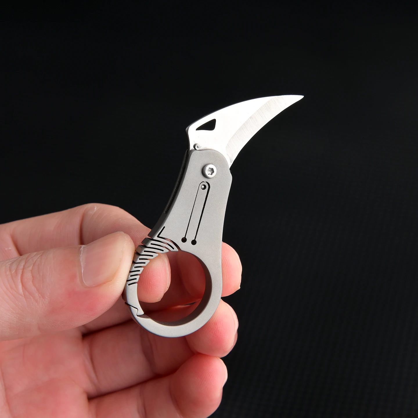 2026 Titanium Alloy Mini Knife Demolition Express Knife Keychain Pendant Letter Opener Unboxing Portable EDC Tools