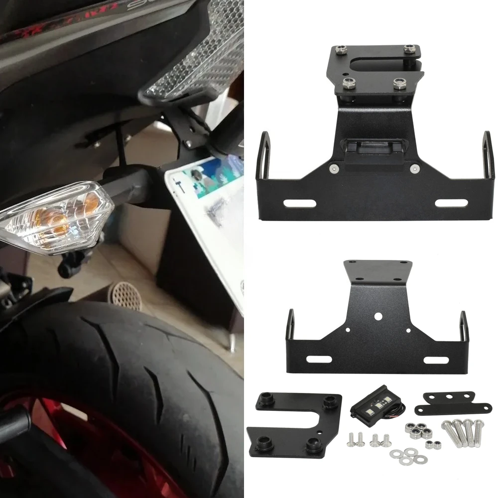 

Z 900 License Holder LED Light For KAWASAKI Z900 2017-2023 2022 Motorcycle Fender Eliminator Tail Number Plate Bracket